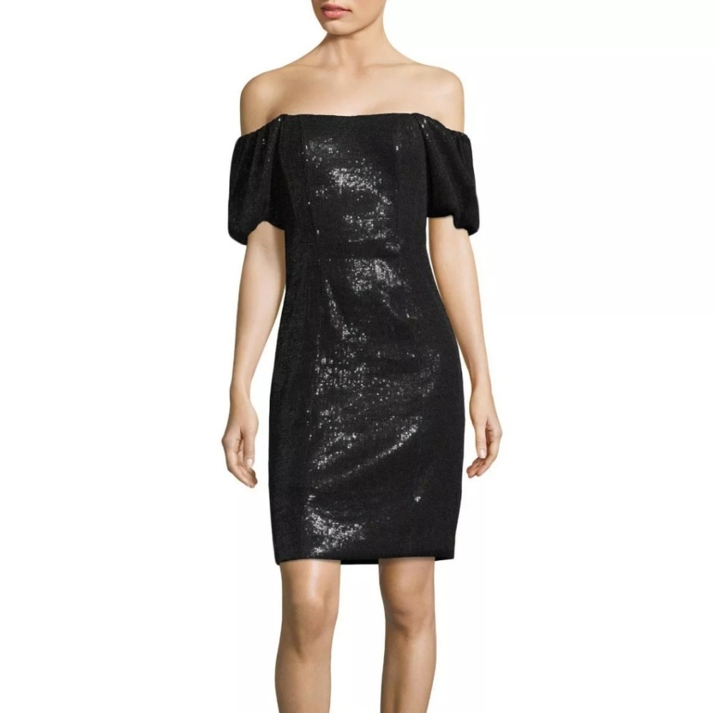 Nanette Lepore Daredevil Dress black sequin 2